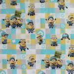 Tela Minions Infantil Algodón