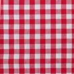 tela cuadro vichy rojo