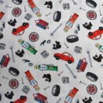 tela infantil estampado mecánica