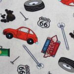 Tela Infantil Estampado Mecánica Algodón - Imagen 2