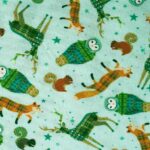 Tela Animalitos Algodón Navidad - Imagen 2