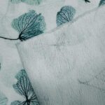 Tela French Terry Hortensia Verde. Final de pieza 0,78 x 1,50 - Imagen 3