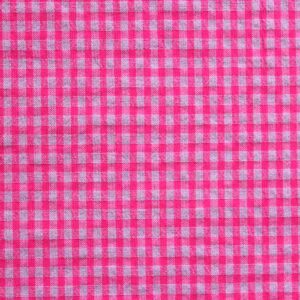 vichy seersucker rosa flúor