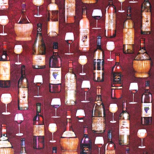 tela botellas de vino