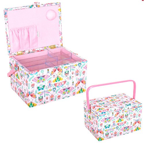 costurero-mariposas costurero estampado mariposas