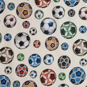 Tela balones de fútbol algodón
