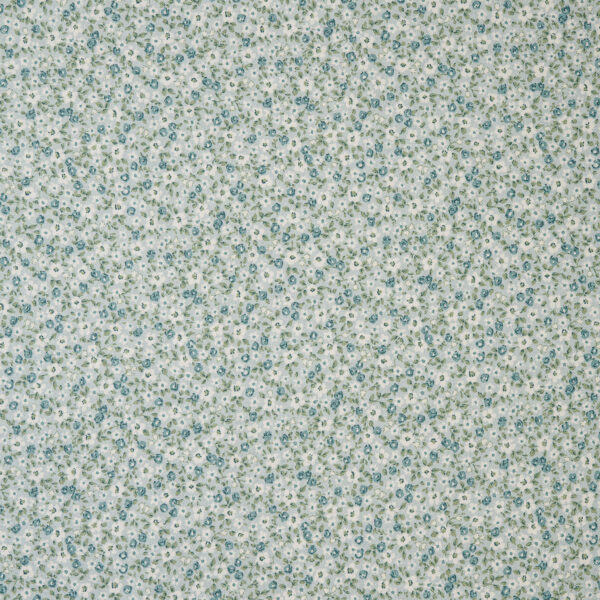 Tela Viella mini florecitas fondo gris