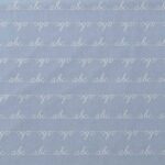 Tela estampado "abc" Algodón