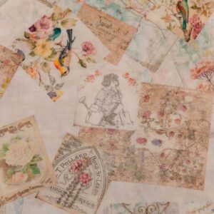 tela estampado vintage