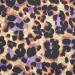 Tela Estampado Leopardo lila - Imagen 2