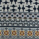 Tela Estampado Mural simulación lino