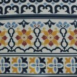 Tela Estampado Mural simulación lino - Imagen 3