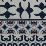 Tela Estampado Mural simulación lino - Imagen 2