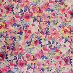 tela flores multicolor