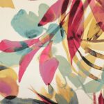 Tela Satinada Tonos Rosas y Mostazas - Imagen 2