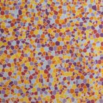 Tela de Algodón Estampado Vidriera en Colores Llamativos