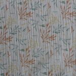 Tela de doble gasa estampada con ramilletes en tonos verde, teja y amarillo – Algodón 100% ideal bebé