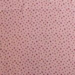 Tela de doble gasa rosa con florecitas – Algodón 100% ideal para bebé y ropa infantil - Imagen 3