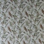 Tela de lino y viscosa estampada con hojas – Ideal para vestidos, blusas y prendas frescas de verano - Imagen 3