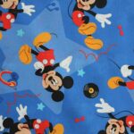 Tela de algodón Mickey azul – 100% algodón - Imagen 2