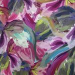 Tela de BAMBULA FLORAL Multicolor Efecto Acuarela - Imagen 4