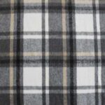 Tela de PAÑO CUADROS Gris, Beige y Blanco - Imagen 3