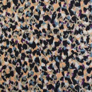 Tela de punto ANIMAL PRINT MULTICOLOR