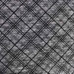 Tela de PUNTO jacquard ROMBOS NEGRO Y GRIS - Imagen 2