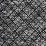 Tela de PUNTO jacquard ROMBOS NEGRO Y GRIS