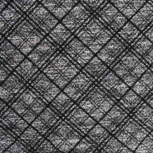Tela de PUNTO jacquard ROMBOS NEGRO Y GRIS